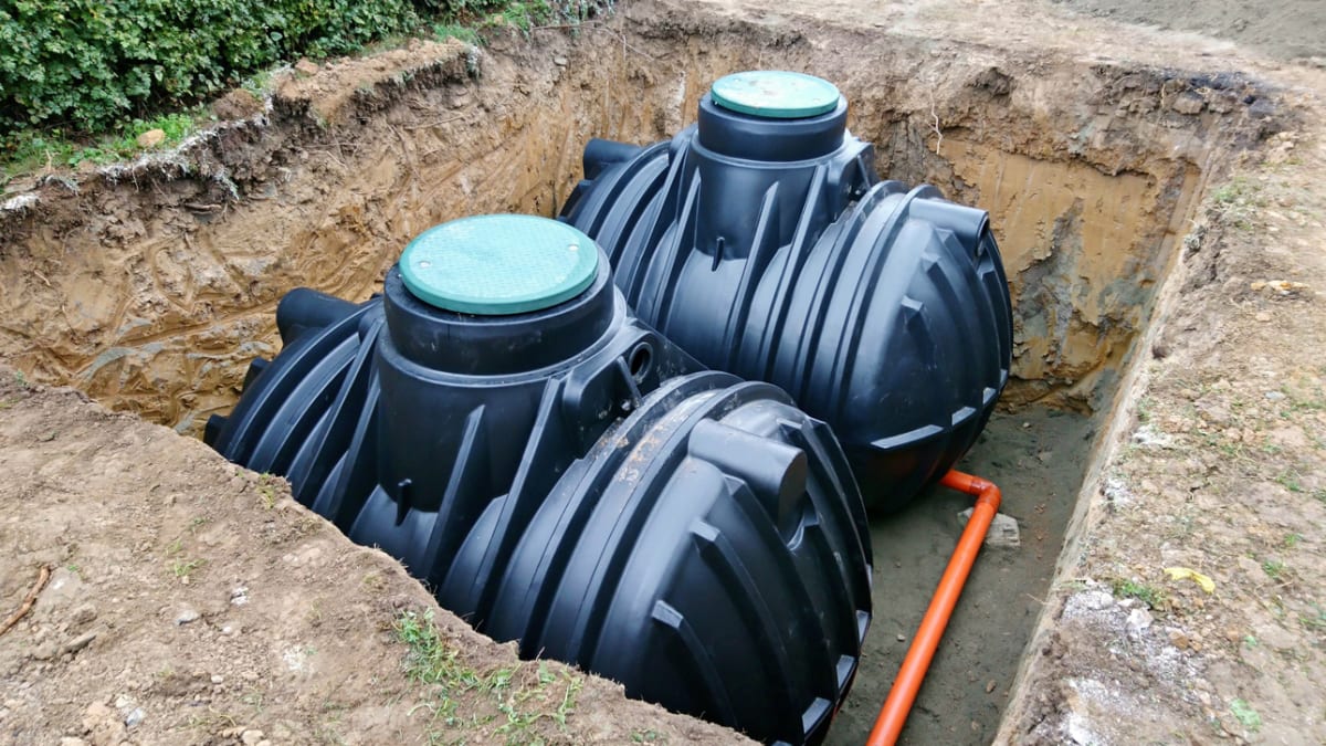 Podzemní nádrže na dešťovou vodu