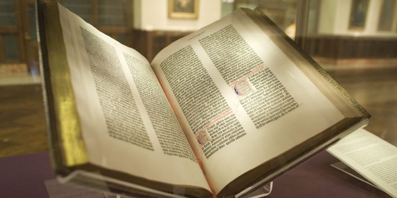 Gutenbergova Bible 