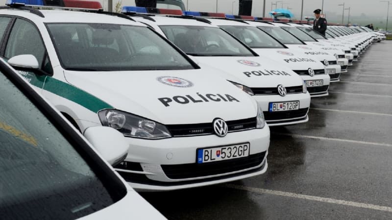 Slovenská policie. Ilustrační foto