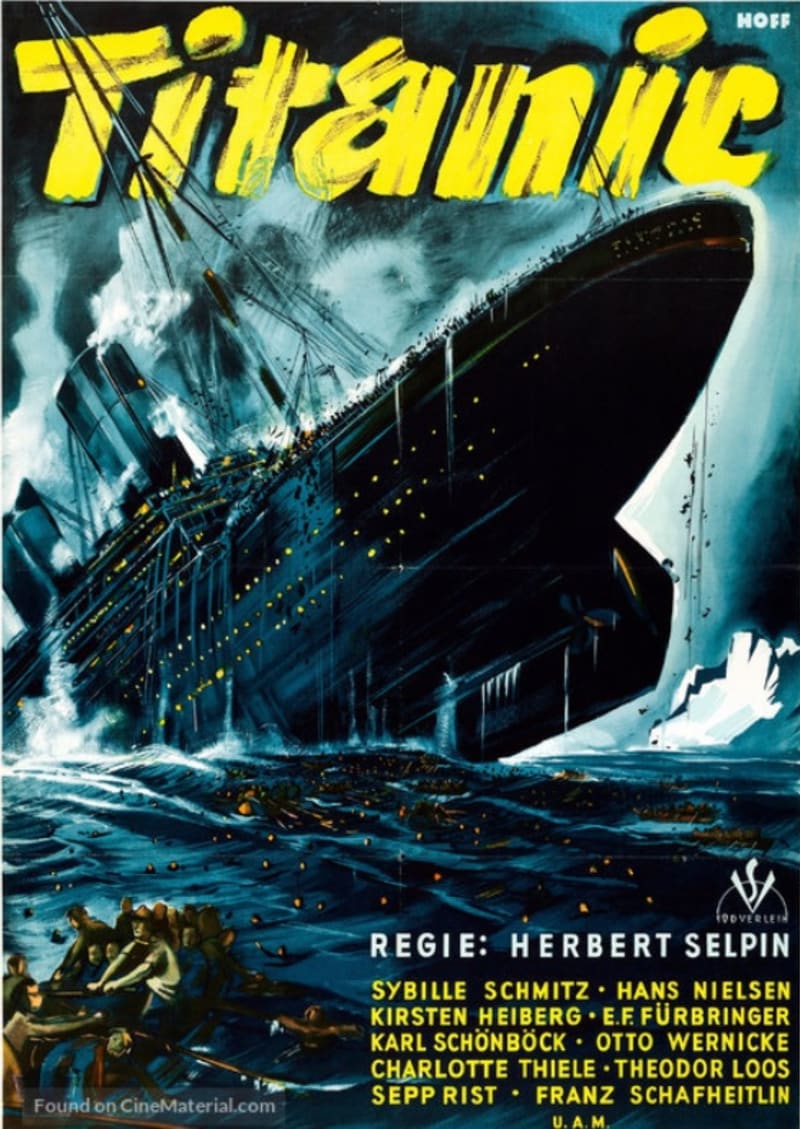 Snímek Titanic z roku 1943 běžel jen v Praze, v Německu se nikdy nepromítal.