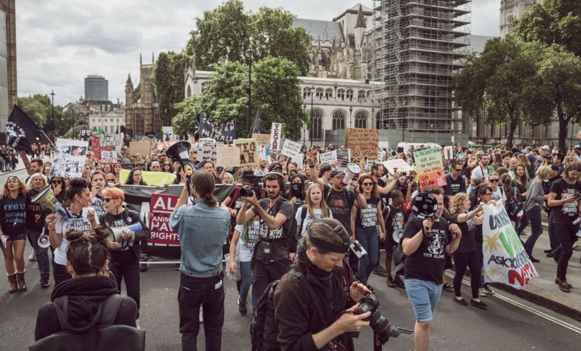 Loňský pochod v Londýně.