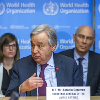 Generální tajemník OSN António Guterres 
