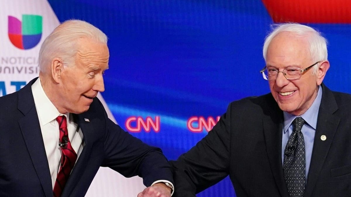 Bernie Sanders podpořil Joe Bidena v boji o Bílý dům.
