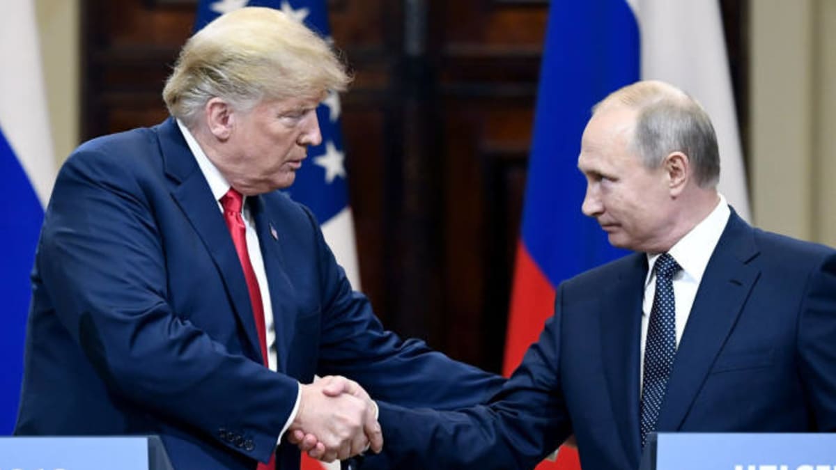 Donald Trump a Vladimír Putin.