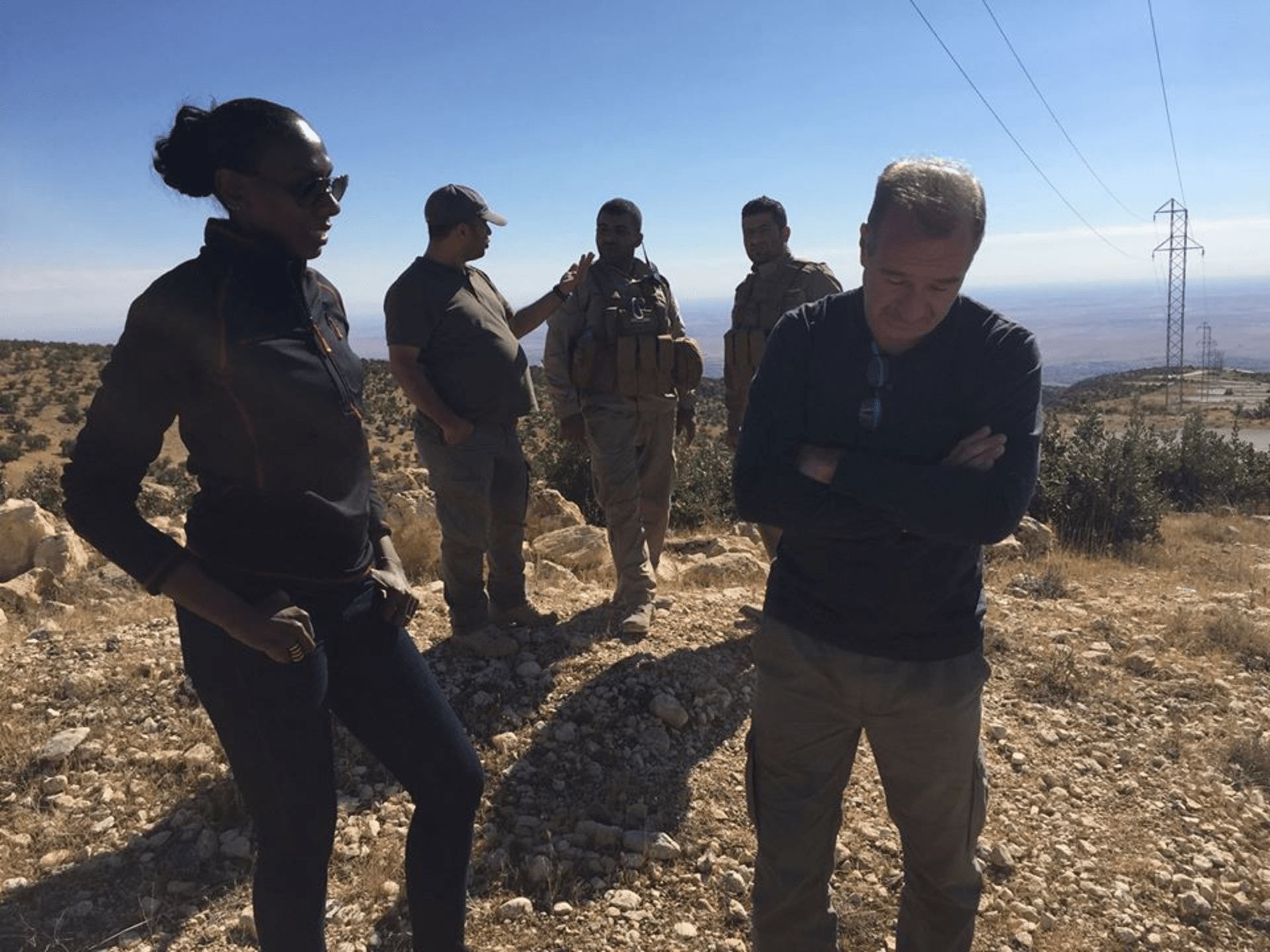 Tim Lister v pohoří Džabal Sindžár v severním Iráku na západ od Mosulu. Fotografie je z roku 2016.
