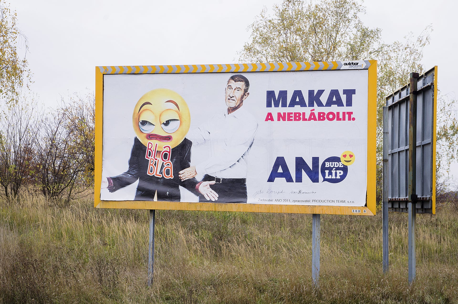 Volební kampaň hnutí ANO před volbami do Sněmovny v roce 2017