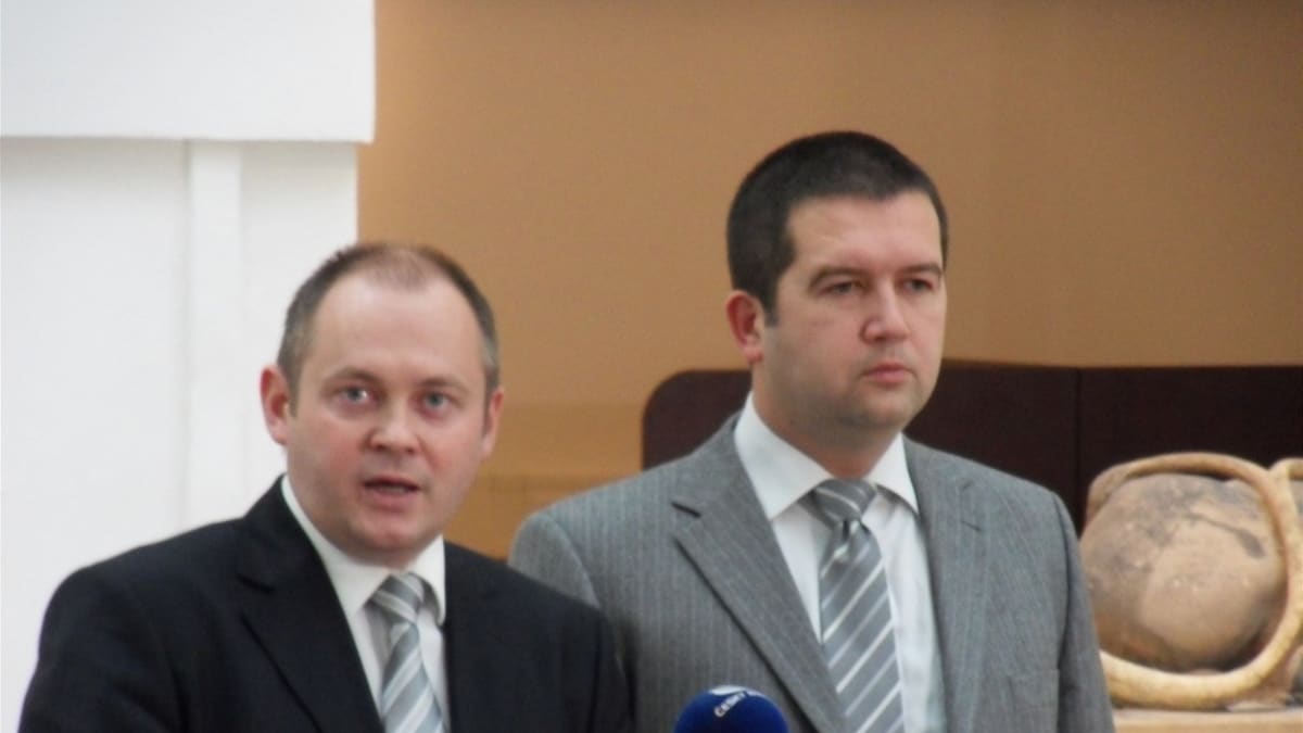 Michal Hašek a Jan Hamáček, 2011