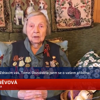 Ruská válečná veteránka Zinajda Korněvová.