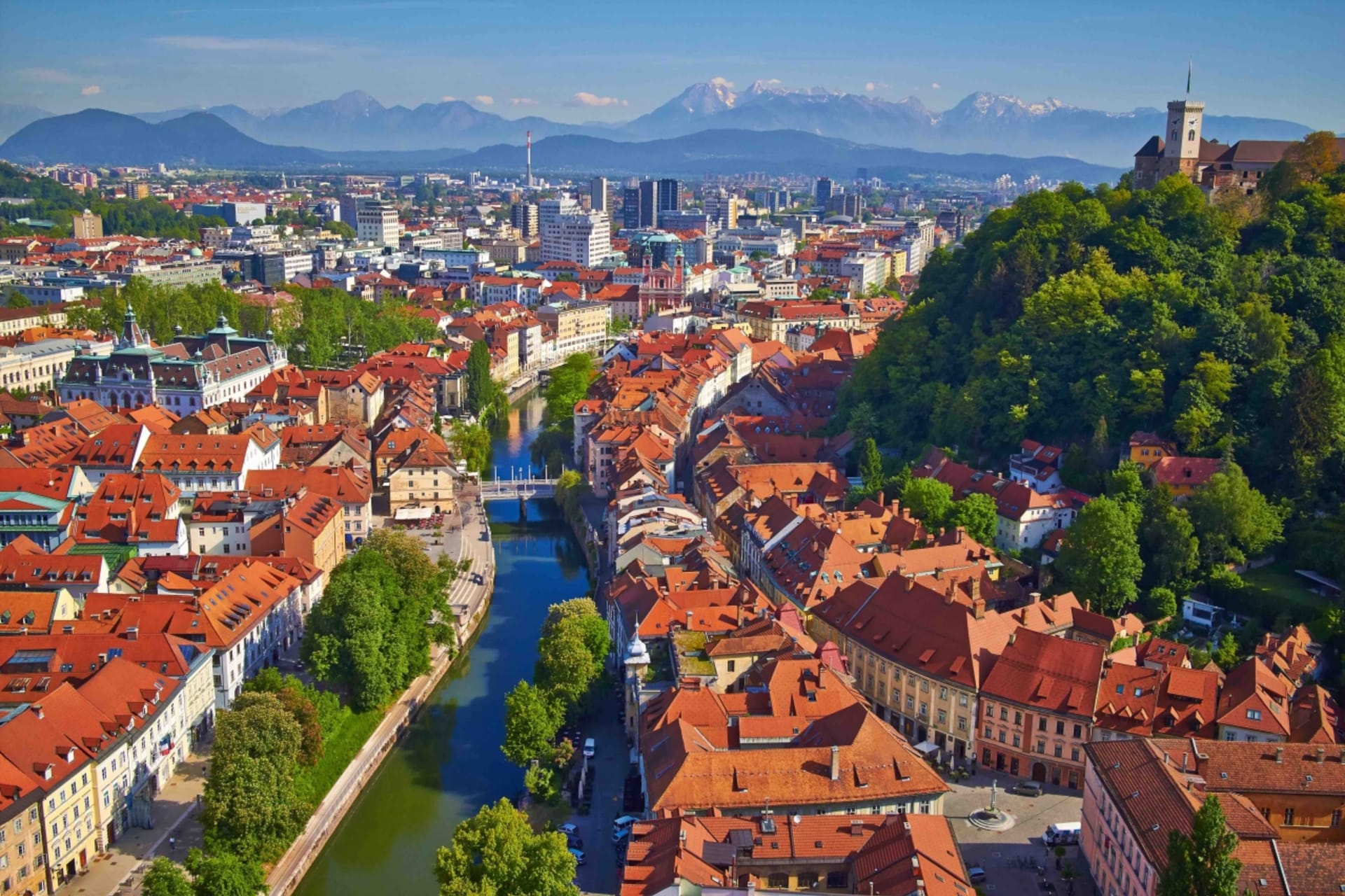 Hlavní město Slovinska Lublaň