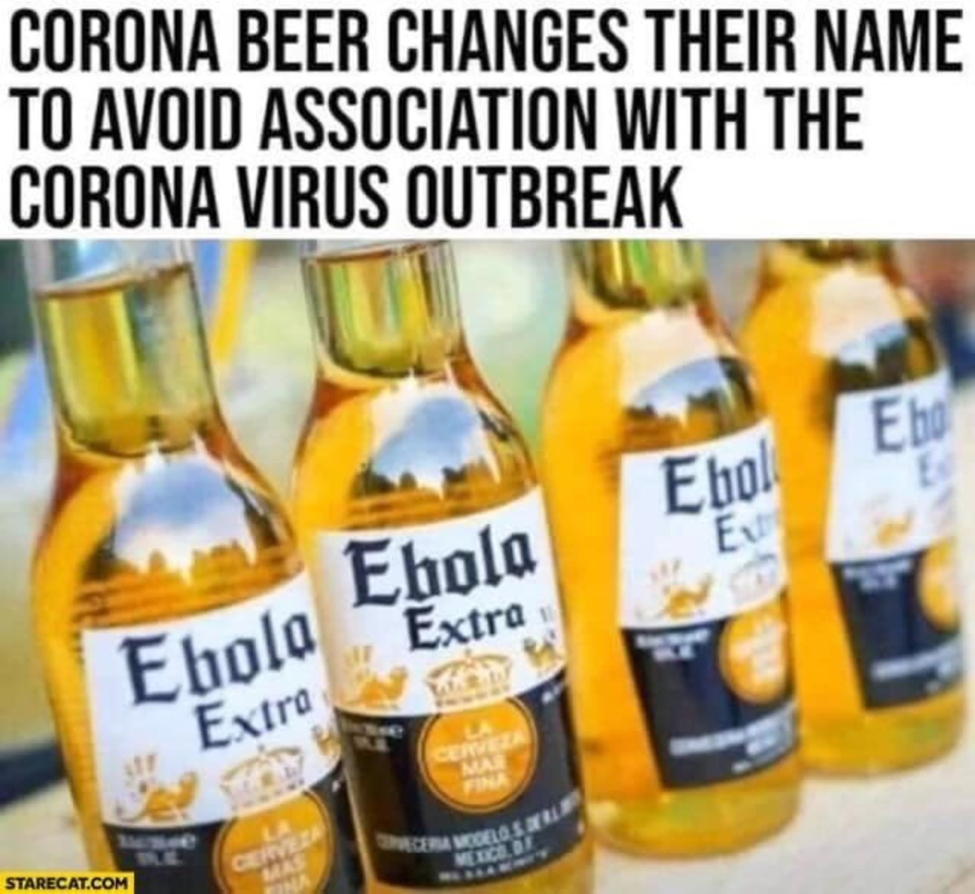 Pivo Corona mění svůj název, aby se vyhnulo asociacím se šířením koronaviru.