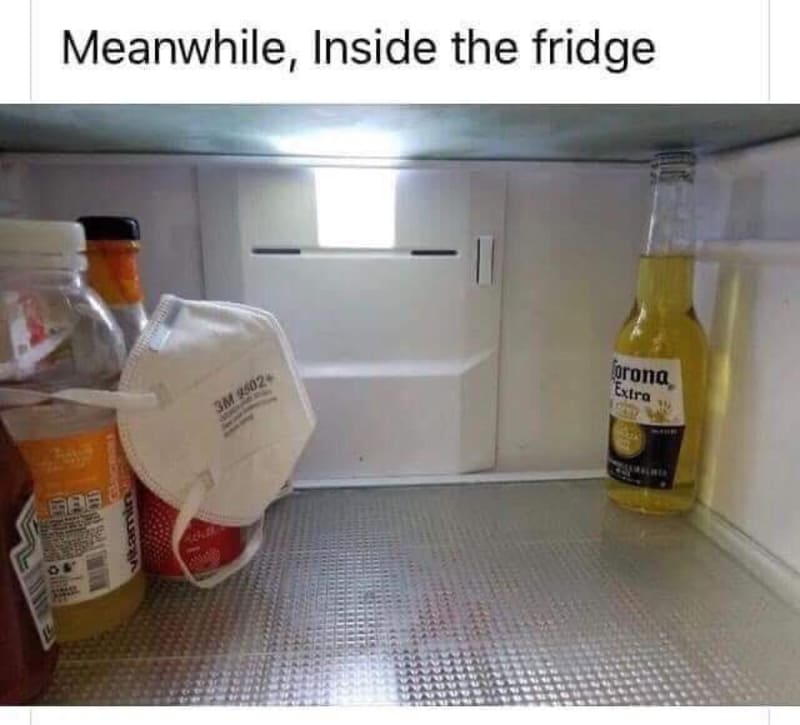 Mezitím v lednici.