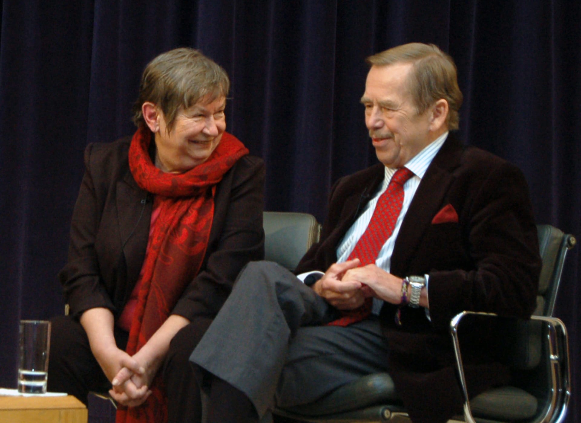 Zdena Tominová a Václav Havel