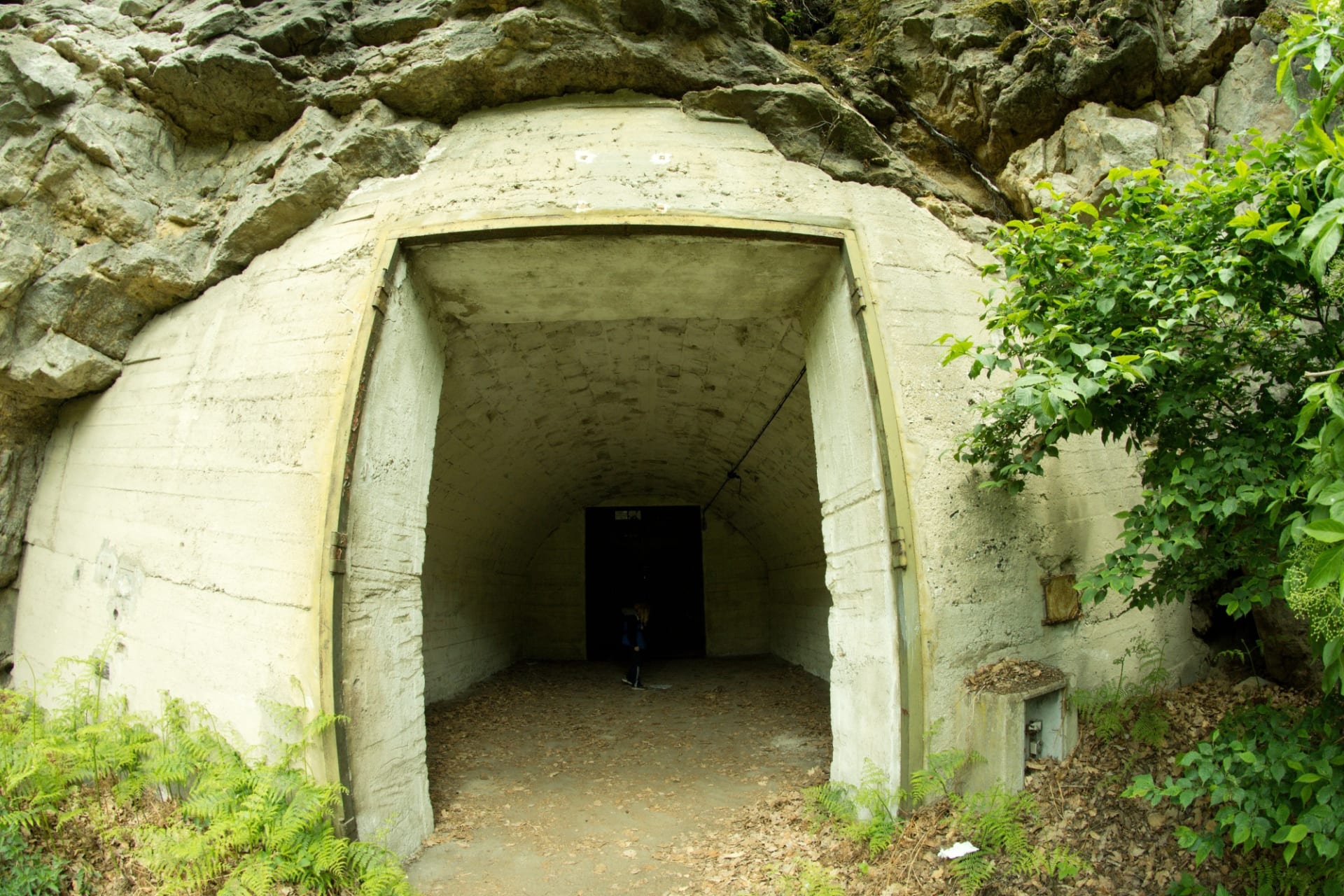 Jeden ze vstupů do rabštejnského podzemí