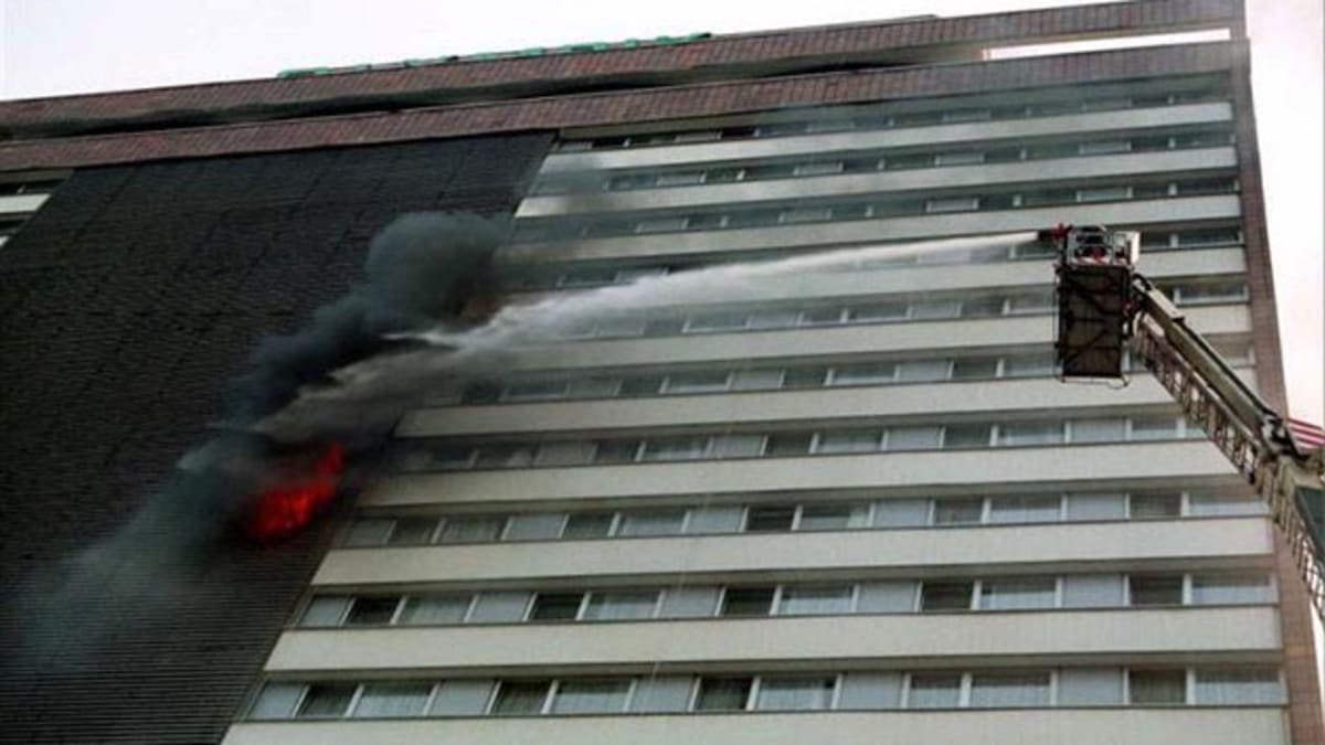 Požár hotelu Olympik