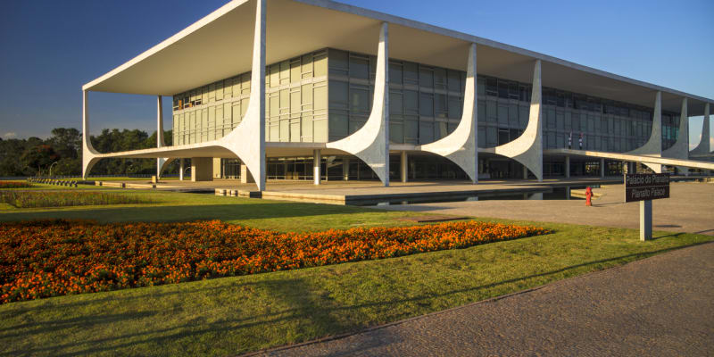 Palác Planalto je kanceláří prezidenta