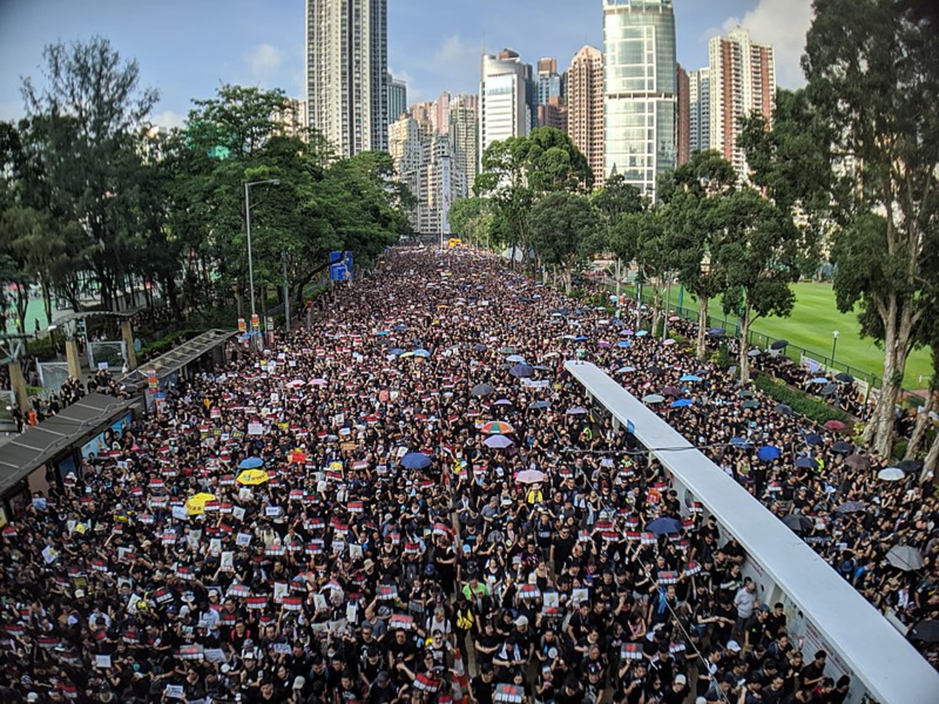 Protičínské protesty v Hongkongu