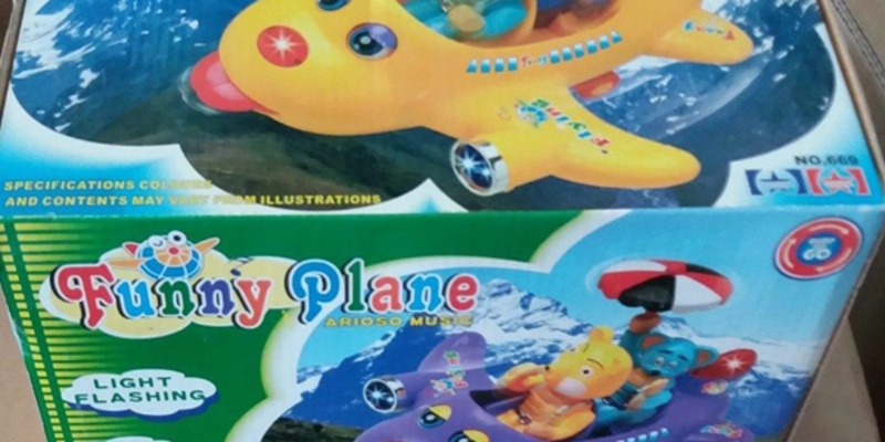 Letadlo "Funny Plane" má zvýšený obsah olova.