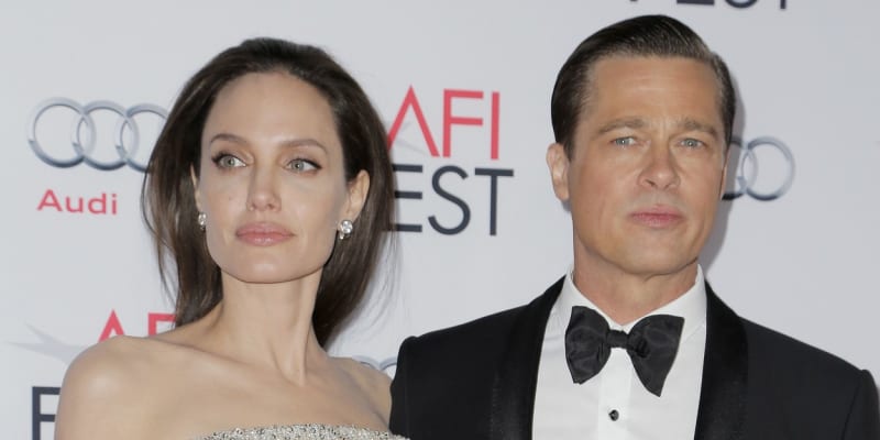 Brad Pitt a Angelina Jolie v roce 2016