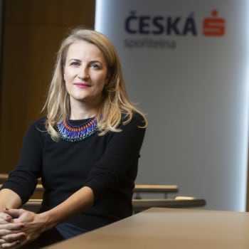 Daniela Pešková, členka představenstva České spořitelny. Foto: CNN Prima NEWS