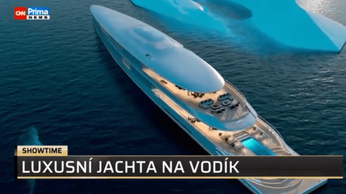 Luxusní jachta na vodík