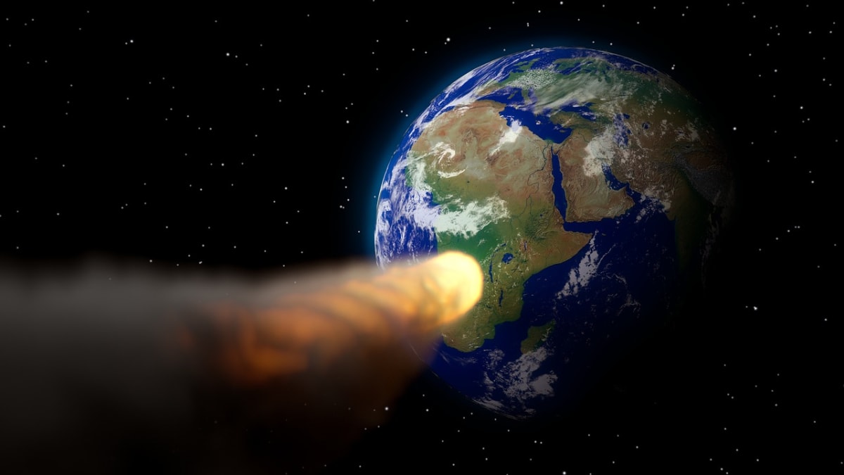 Asteroid mířící na Zemi