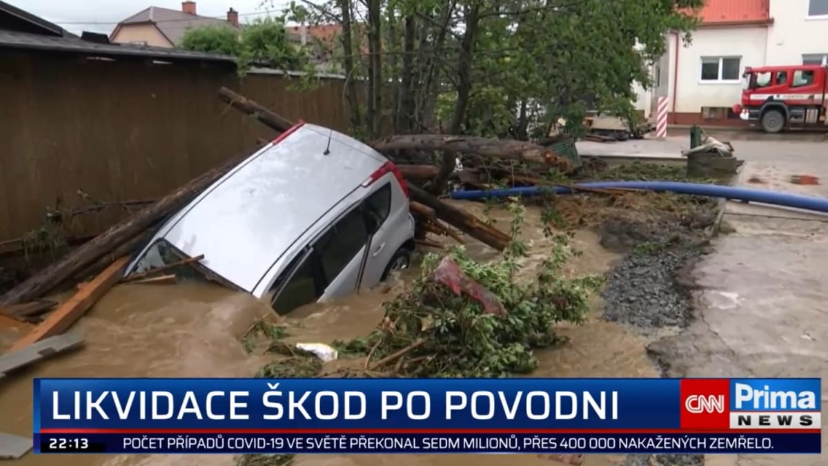 Ničivé povodně na Uničovsku