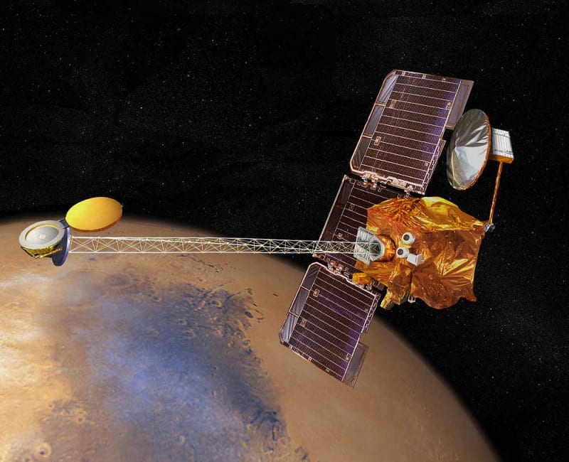 Spojené arabské emiráty chystají vypustit k Marsu vlastní meziplanetární sondu. Projekt „Hope Mars Mission“ má být zahájen 14. července a byl připravována od roku 2014. Zdroj: NASA