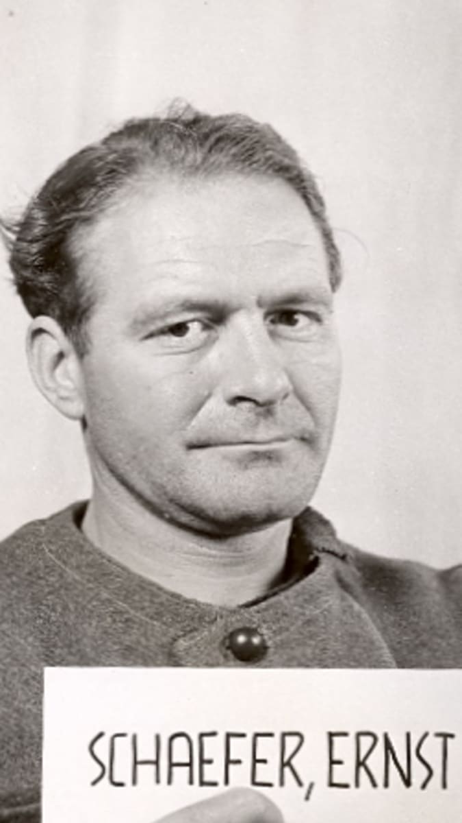 Ernst Schäfer ve spojeneckém zajetí