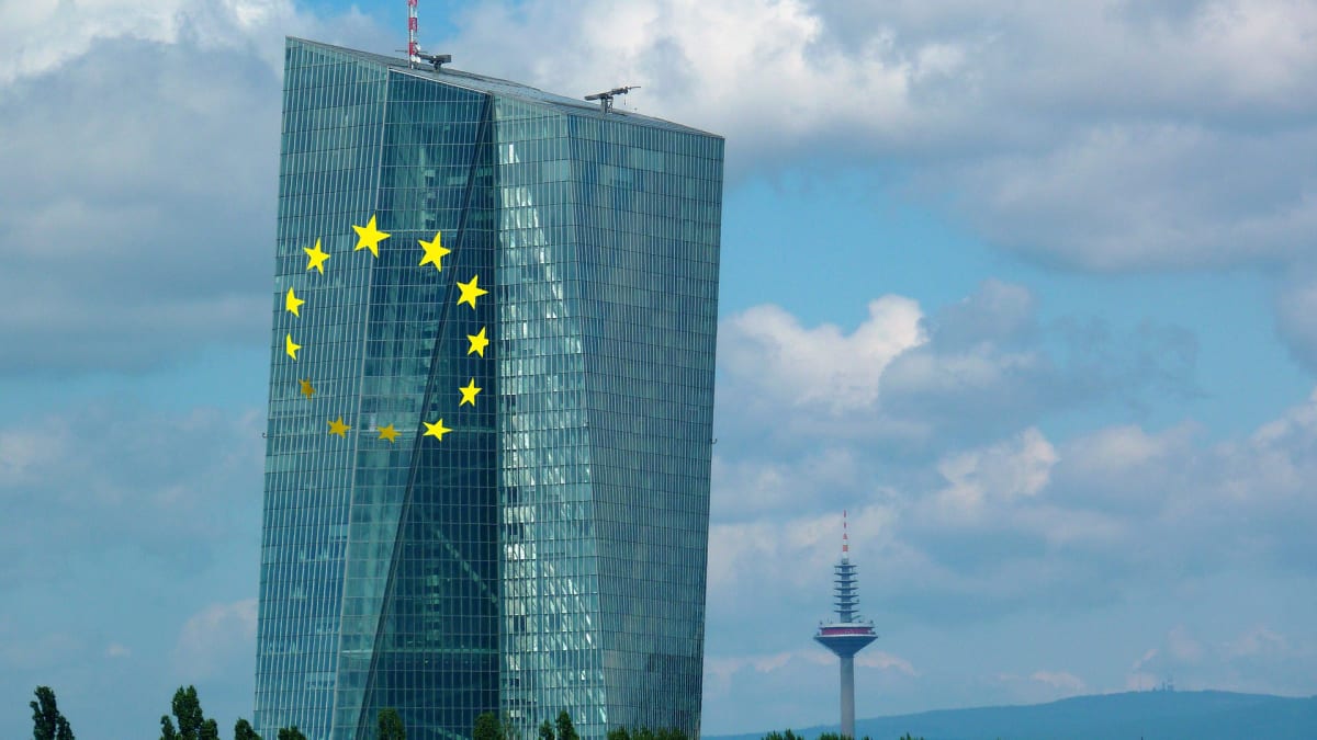 Sídlo Evropské centrální banky ve Frankfurtu (zdroj: Pixabay)