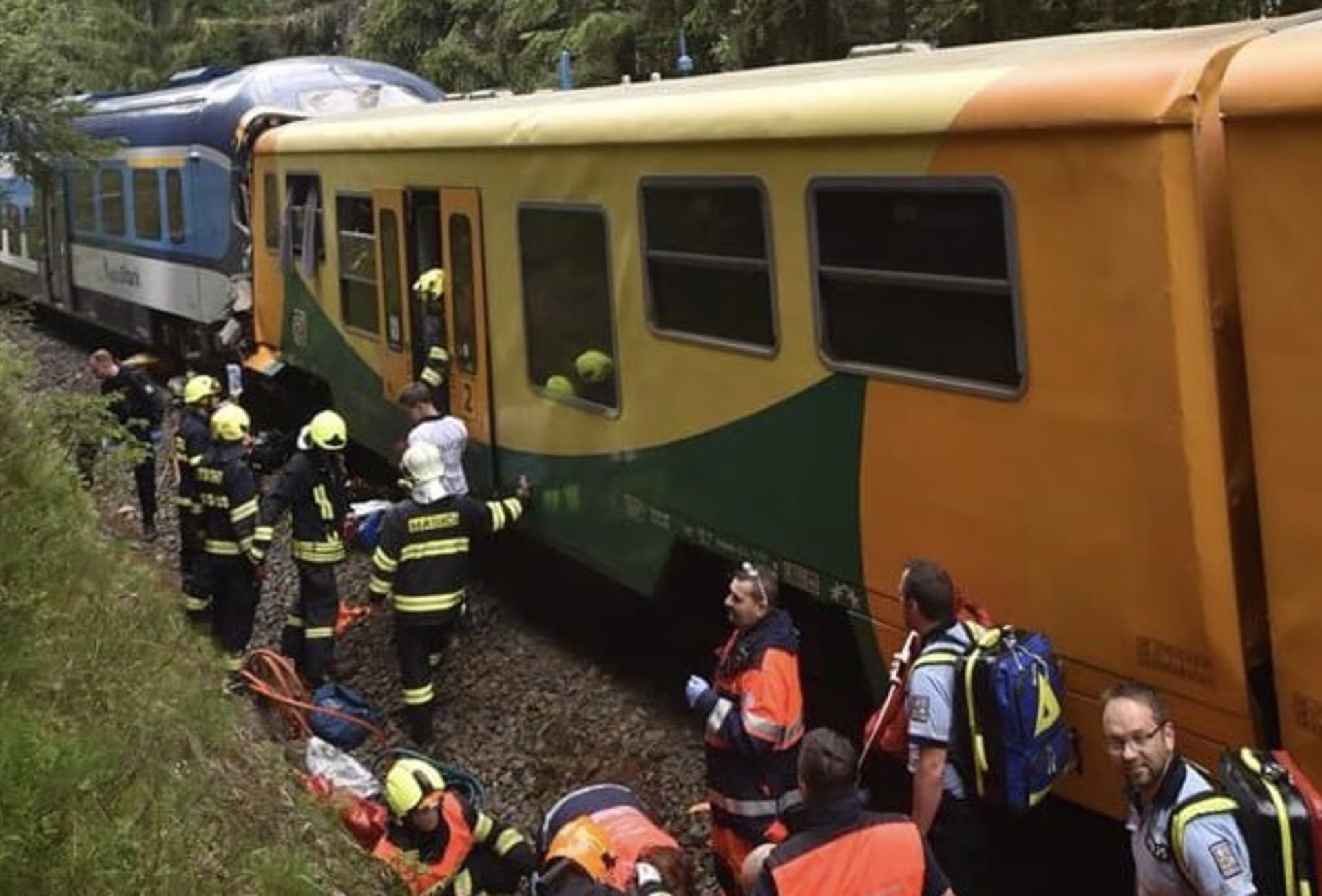 Nejtragičtější železniční nehodou za poslední dva měsíce byla ta u Perninku na Karlovarsku.
