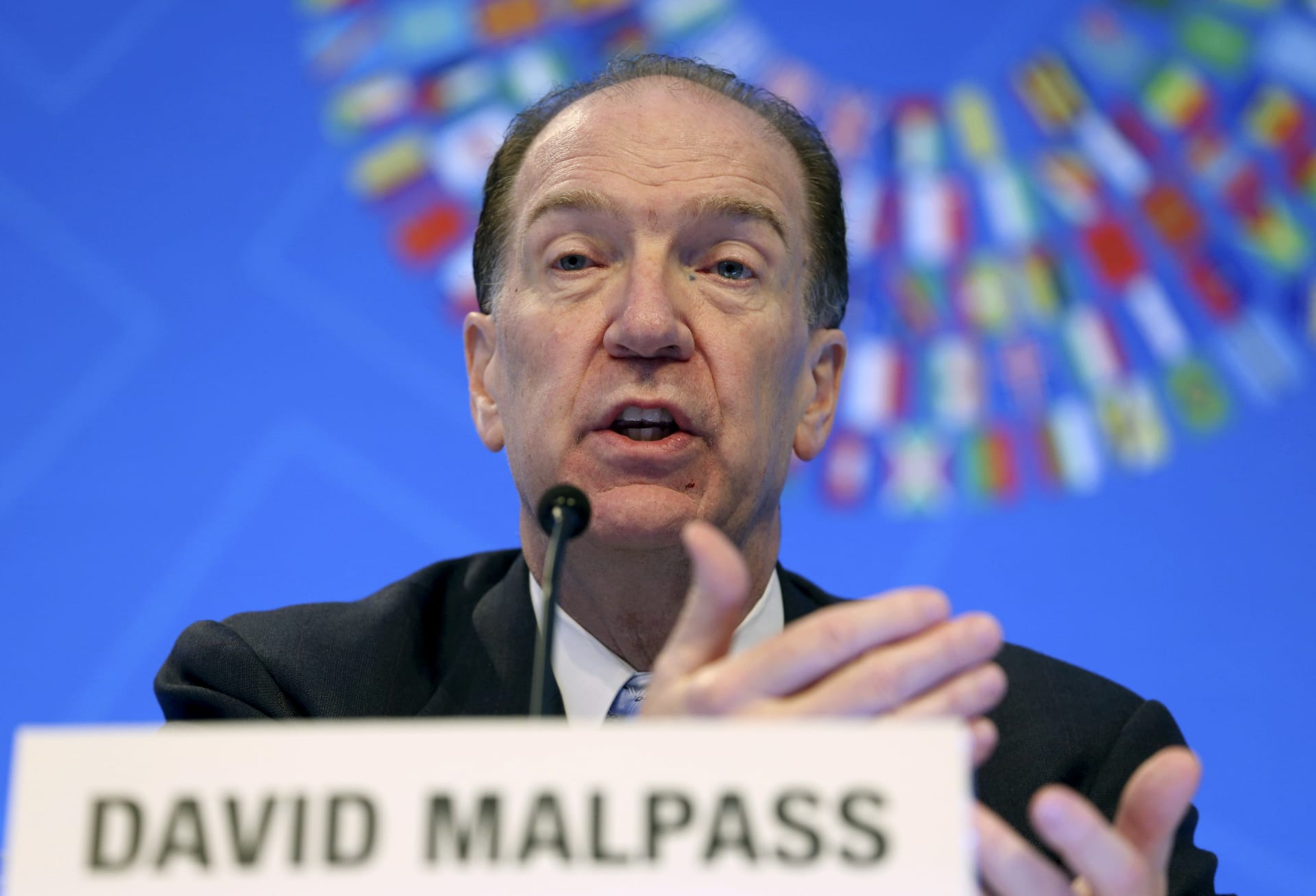 Prezident Světové banky David Malpass. (Ilustrační snímek)