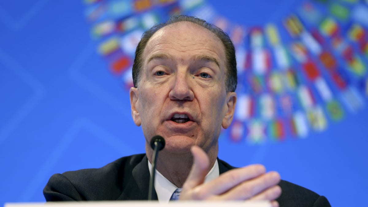 Prezident Světové banky David Malpass. (Ilustrační snímek)