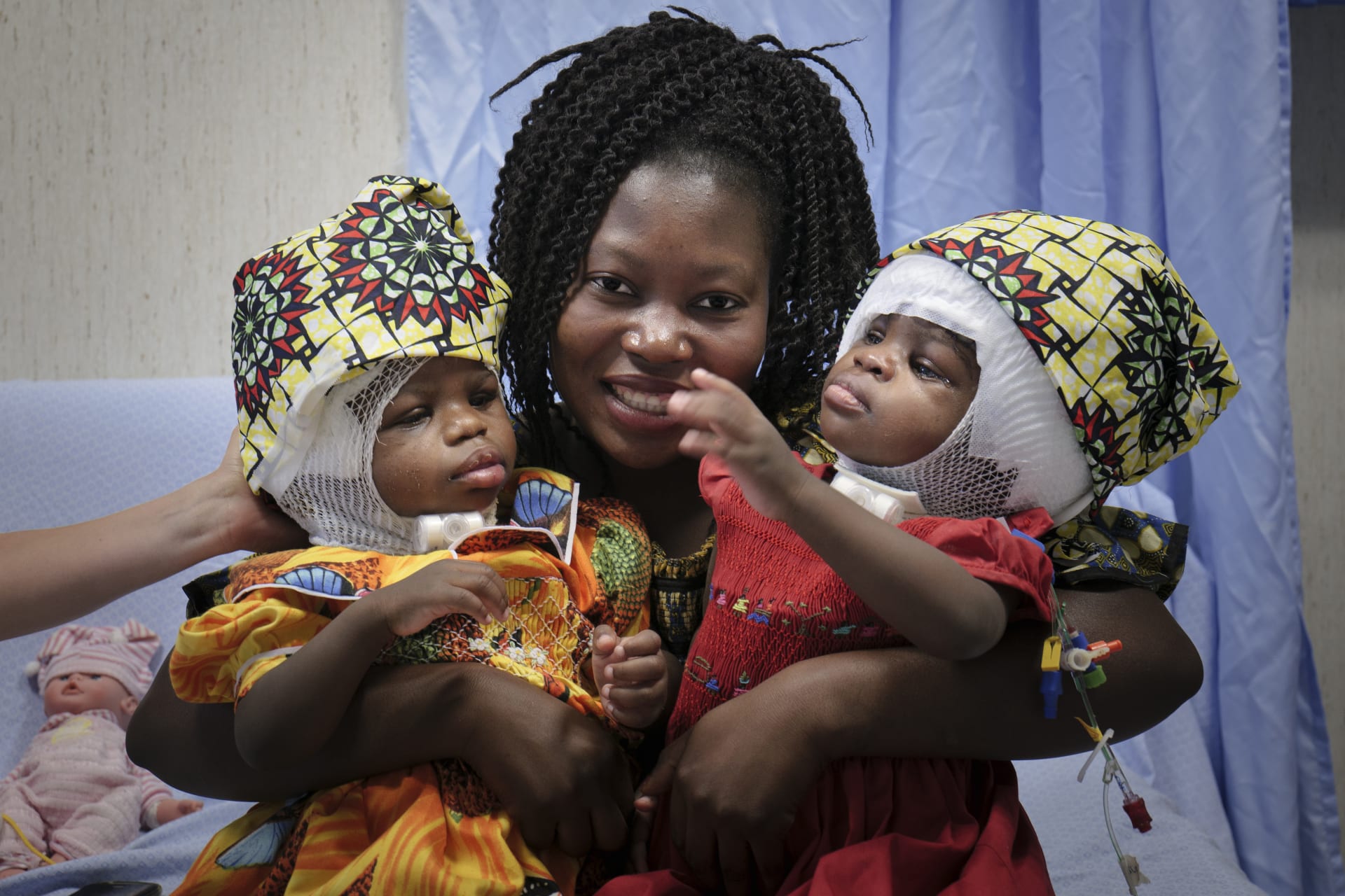 Děvčátka pojmenovaná Ervina a Prefina se narodila ve Středoafrické republice v červnu 2018. 