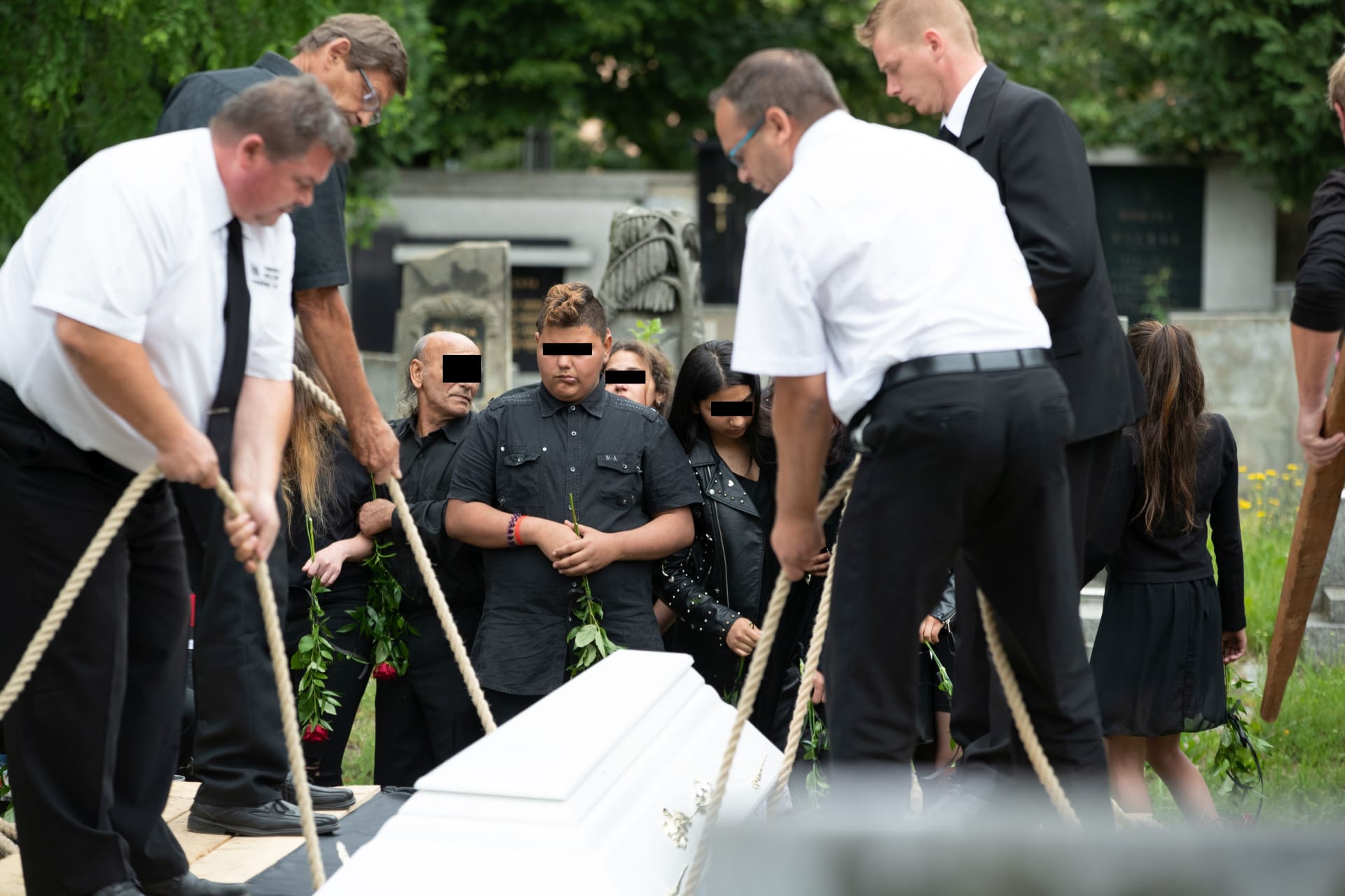 Pohřeb Josefa Kuči, který zavraždil tříletého Marečka (Autor: Tonda Tran/Blesk)