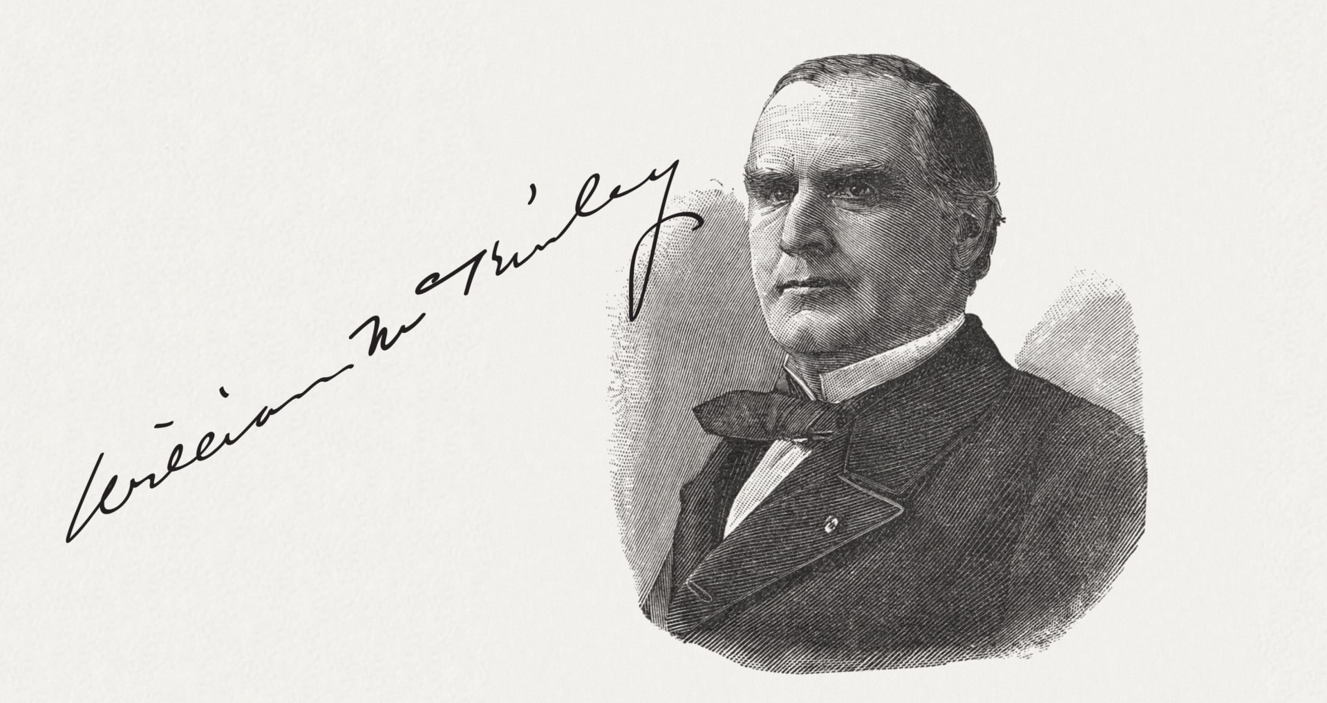 William McKinley a jeho podpis