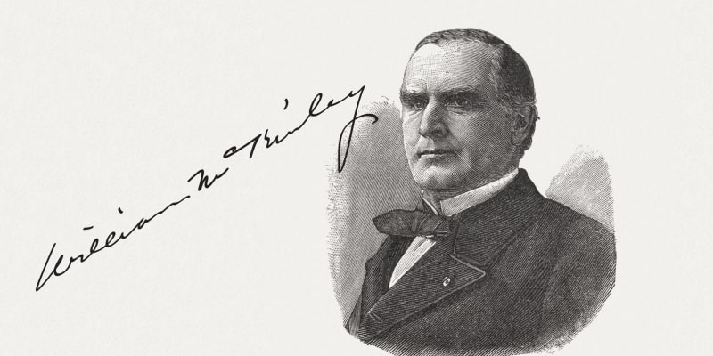 William McKinley a jeho podpis