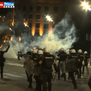 Protesty v Srbsku