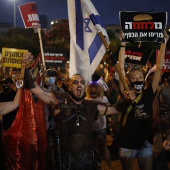 V Izraeli protestují lidé proti vládě