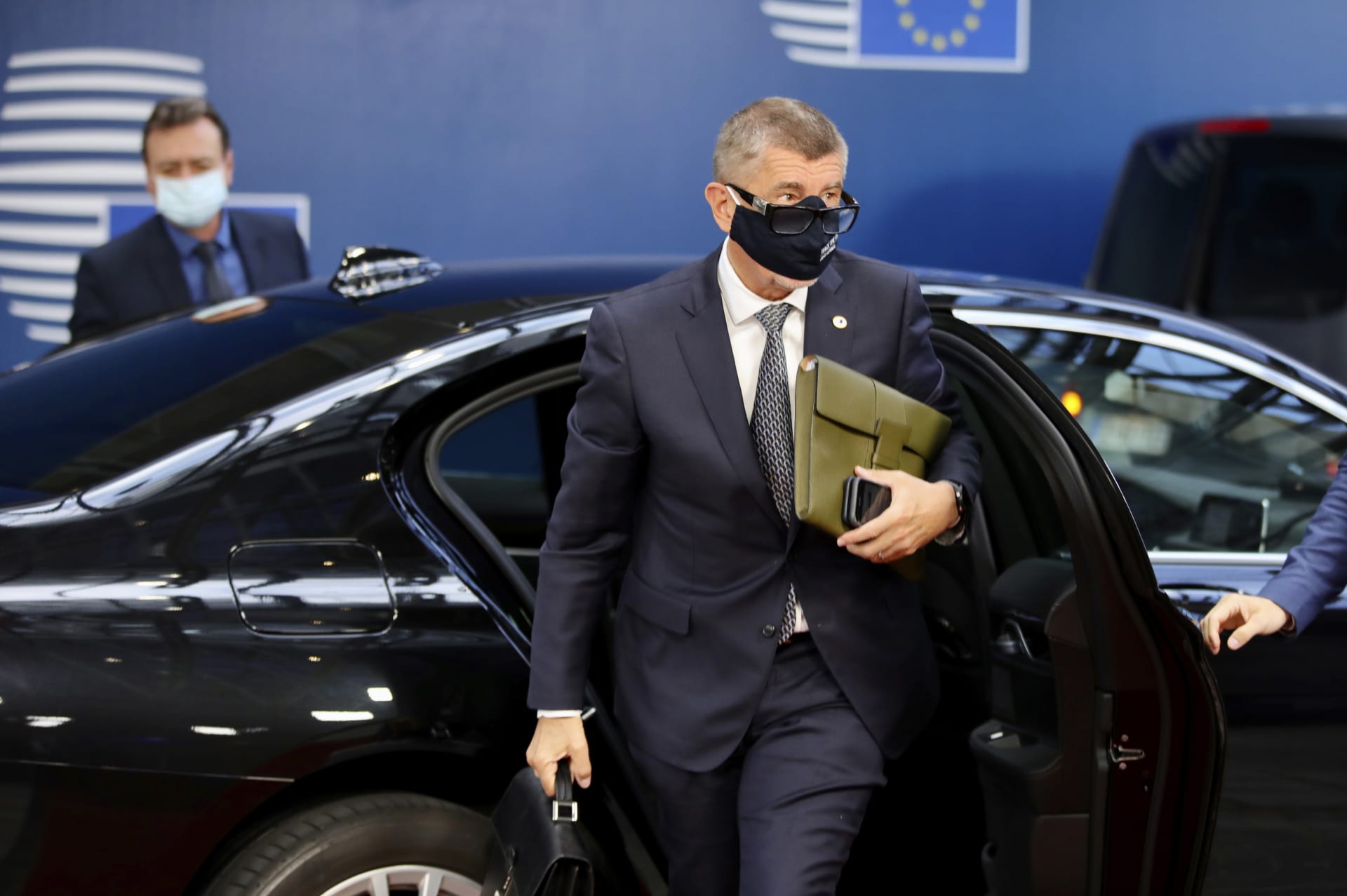 Andrej Babiš na summitu lídrů států EU v Bruselu