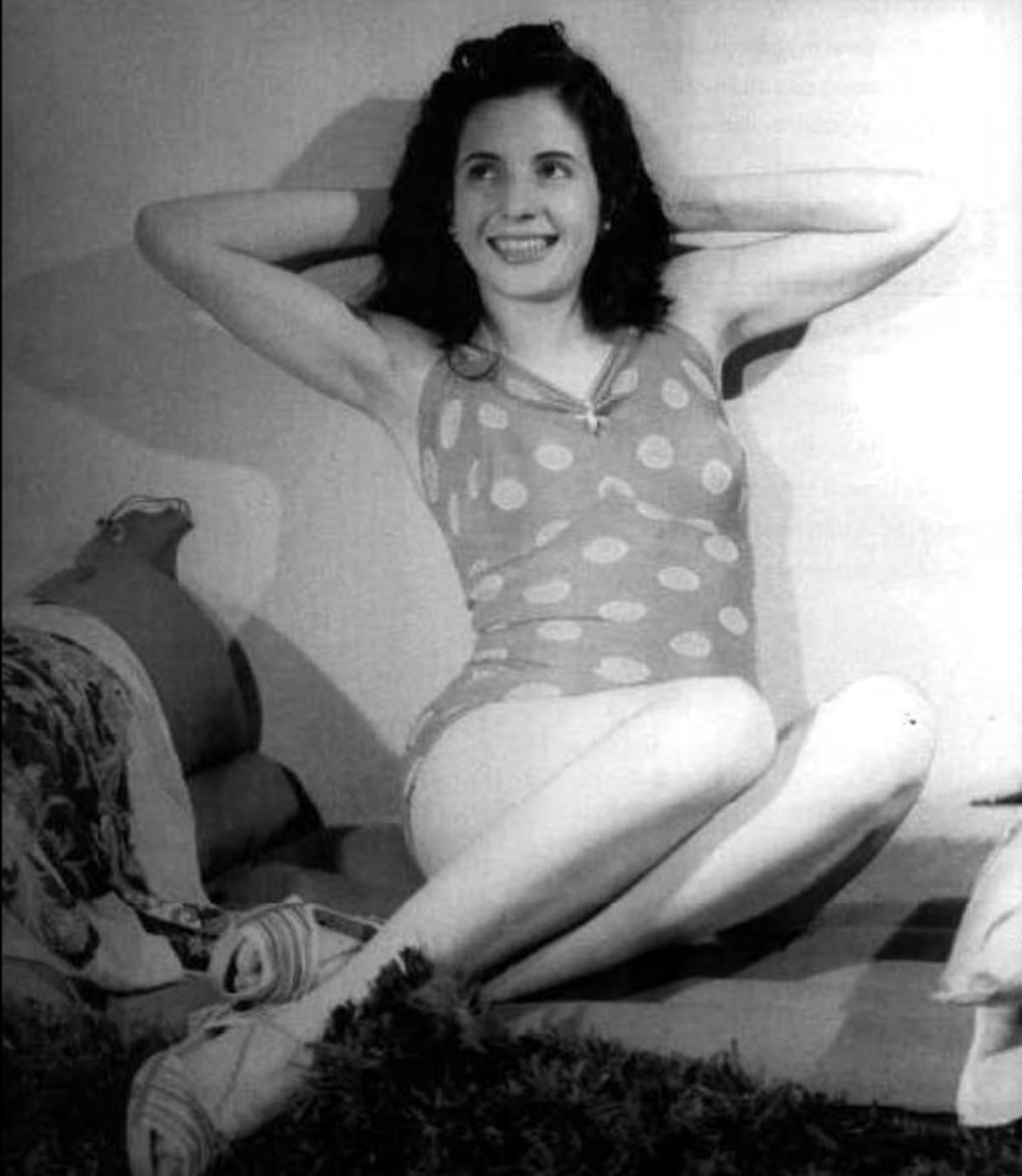 Jedna z prvních dochovaných fotografií Evy Perón z dob, kdy se živila jako herečka