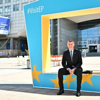 Premiér Andrej Babiš (ANO) na summitu v Bruselu. Foto: Twitter/Andrej Babiš