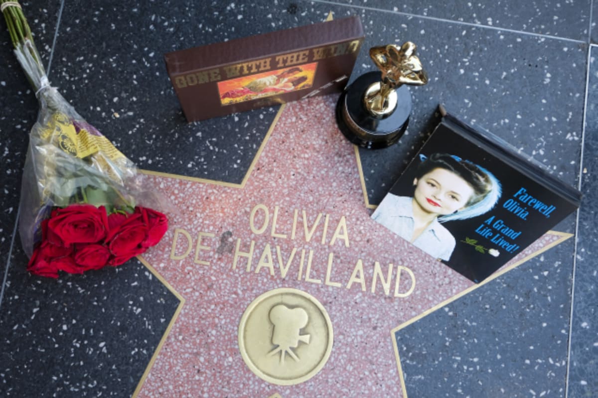 Hvězda Havillandové na hollywoodském chodníku slávy 