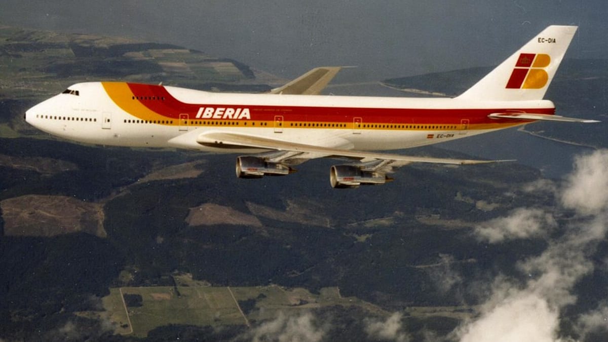  Boeing 747-200 společnosti Iberia