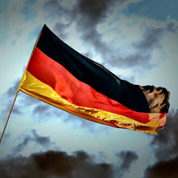 Německá vlajka, ilustrační foto
