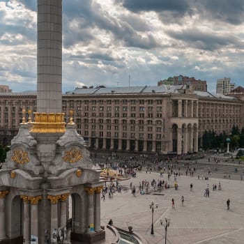 Náměstí Nezávislosti v Kyjevě