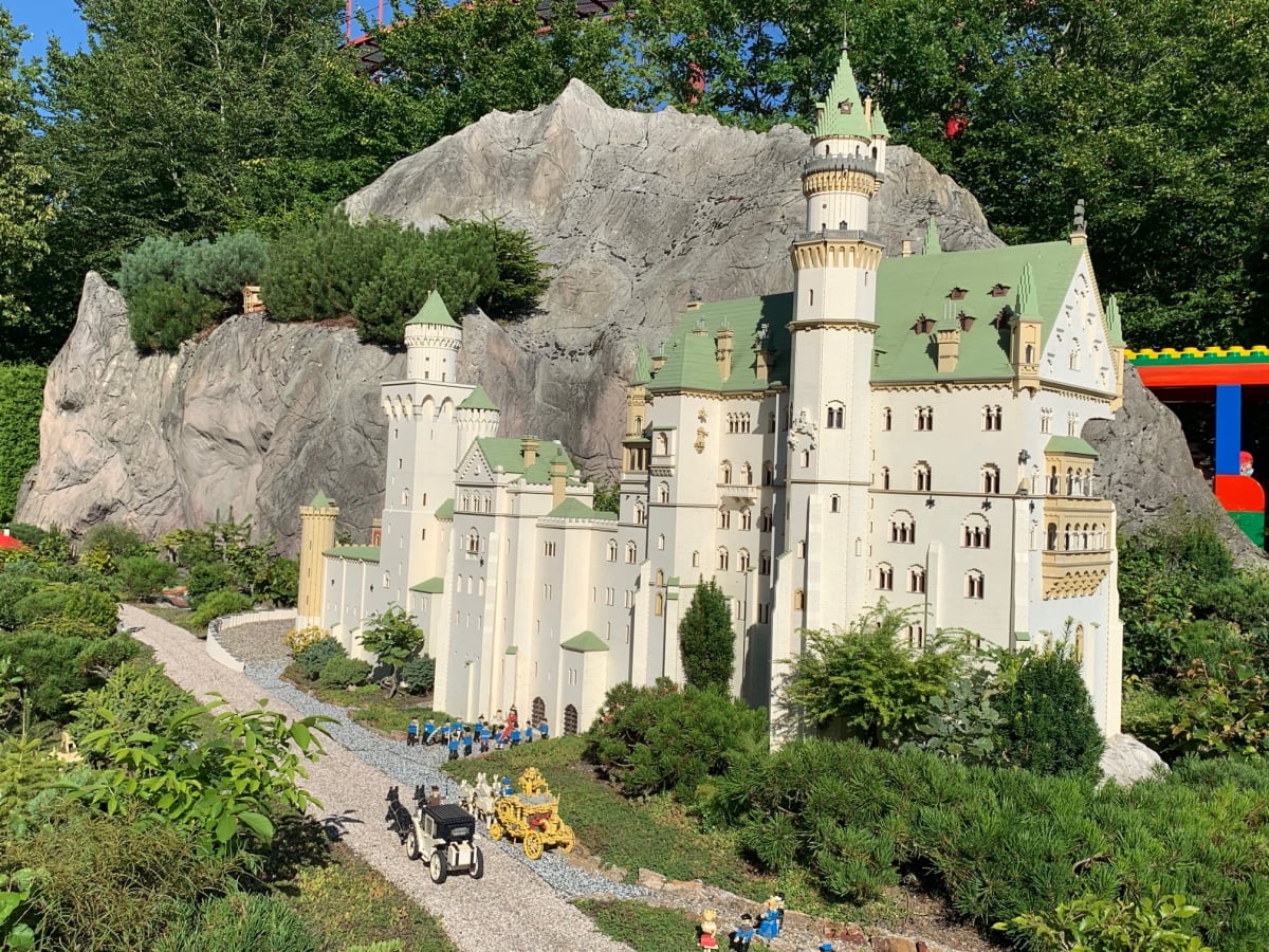 Model zámku Neuschwanstein.