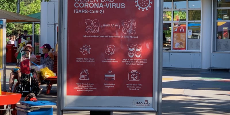 Pozor na koronavirus. Informace o hygienických opatřeních v Legolandu.