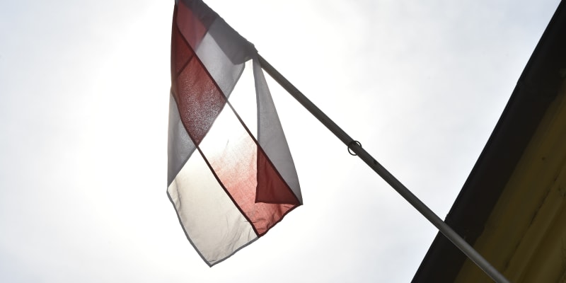 Historická vlajka Běloruska