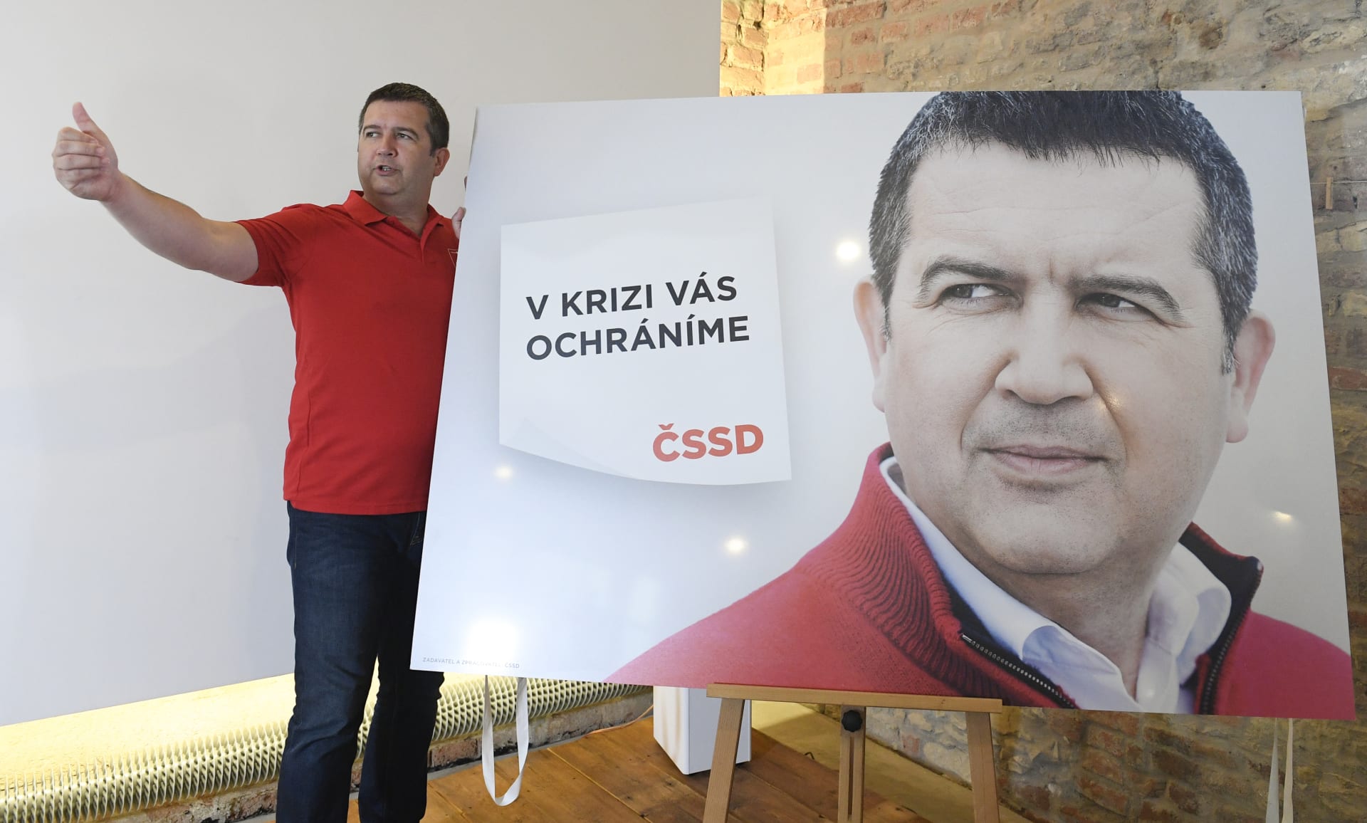 Plakát ČSSD pro krajské a senátní volby