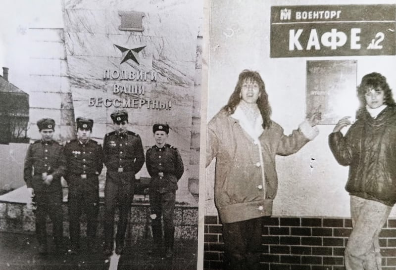 Město Libavá, sovětská vojska  a bar pro rodinné příslušníky v kulturním domě